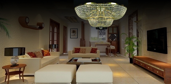 Các lợi ích khi sử dụng đèn ốp trần phòng khách
