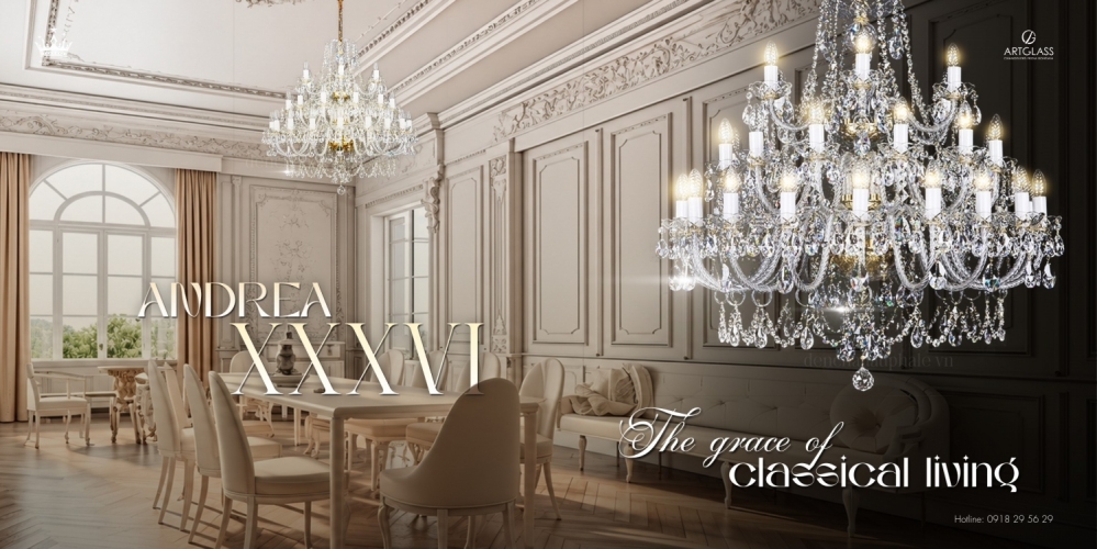 Đèn Chùm Hiện Đại ArtGlass – Ưu Đãi Cuối Năm 2026