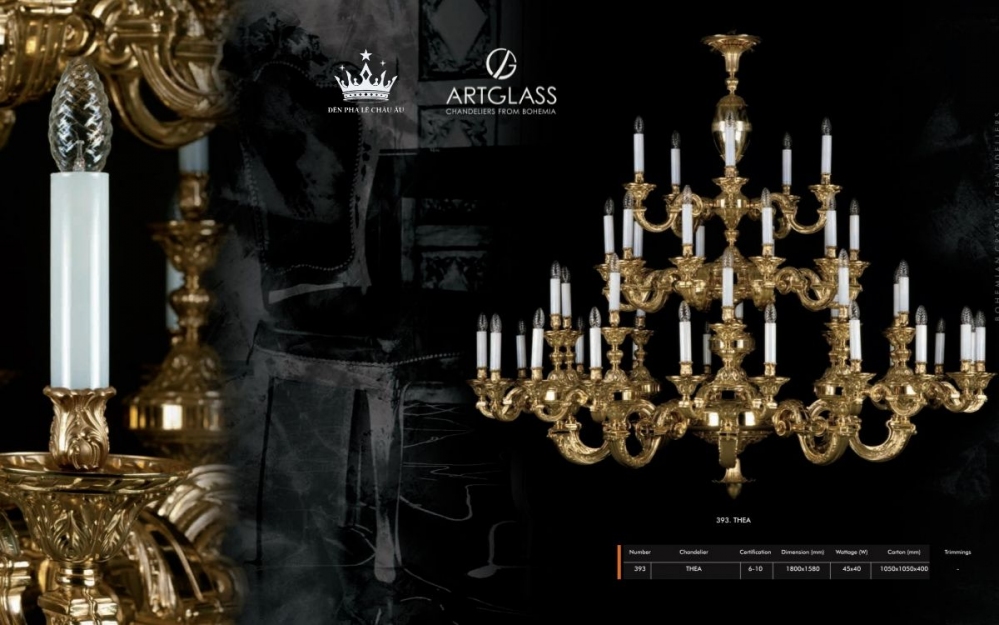 Đèn Chùm Cổ Điển Tôn Vinh Đẳng Cấp Cho Không Gian Châu Âu Luxury