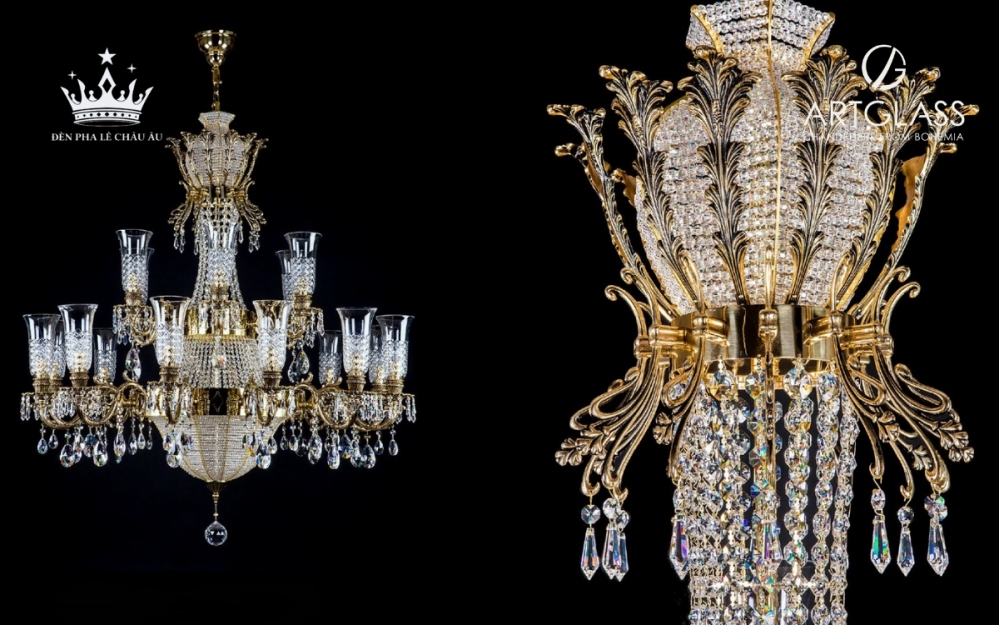 Lý Do Nên Đầu Tư Đèn Chùm Phòng Khách Cao Cấp Sử Dụng Pha Lê ArtGlass