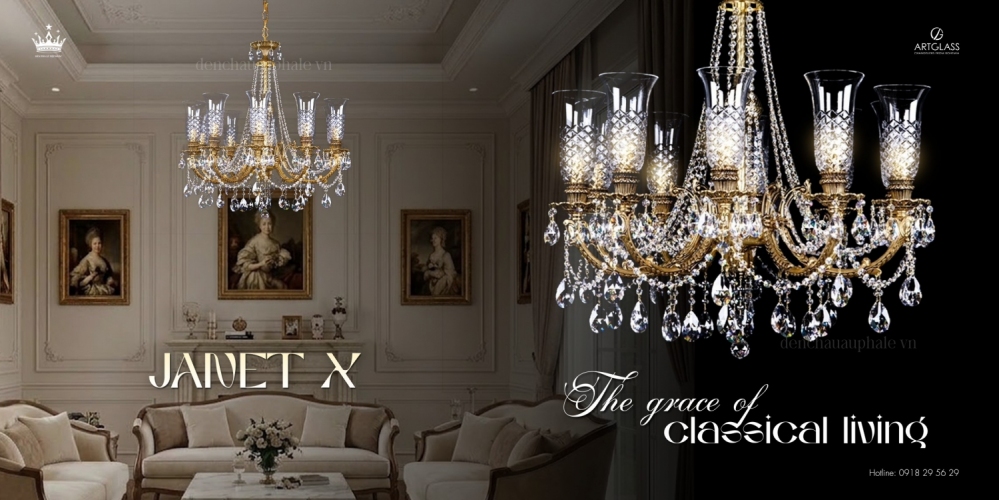 Đèn Chùm Pha Lê Tiệp Khắc ArtGlass – Ưu Đãi 25%
